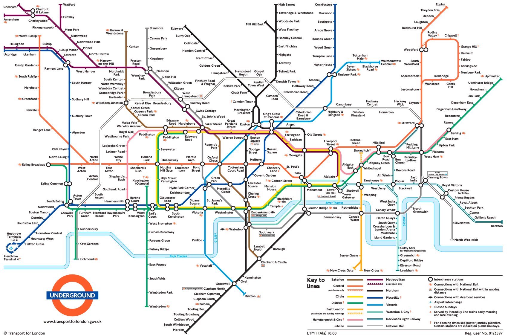 London Tube Map